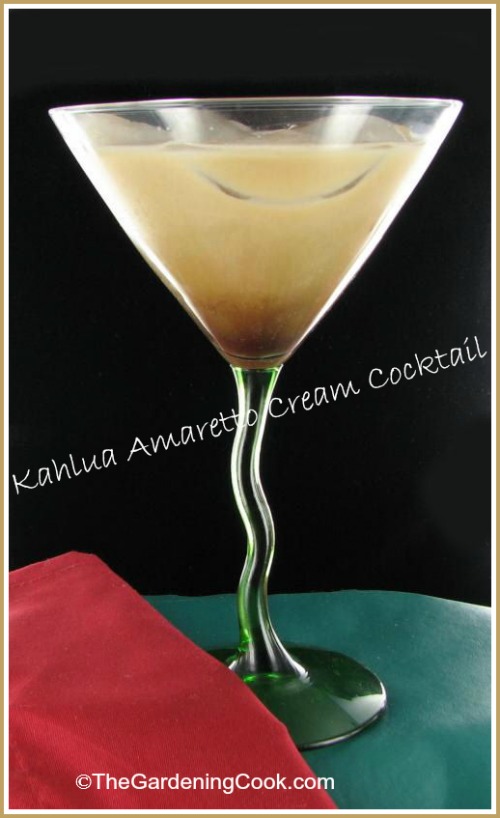Cocktail d'amandes grillées - Crème Kahlua Amaretto